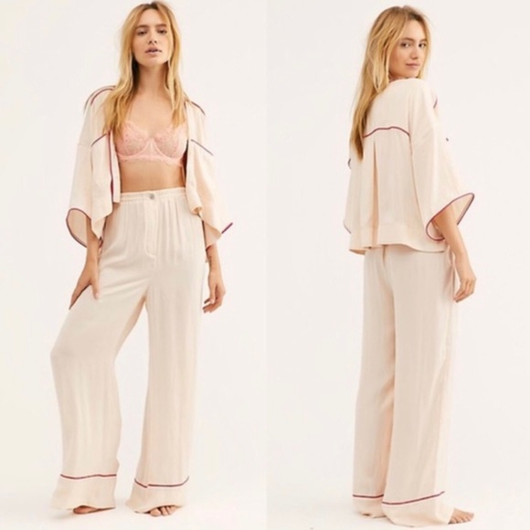 nwot free people 'shine time' pajama set - Picture 3 of 13
